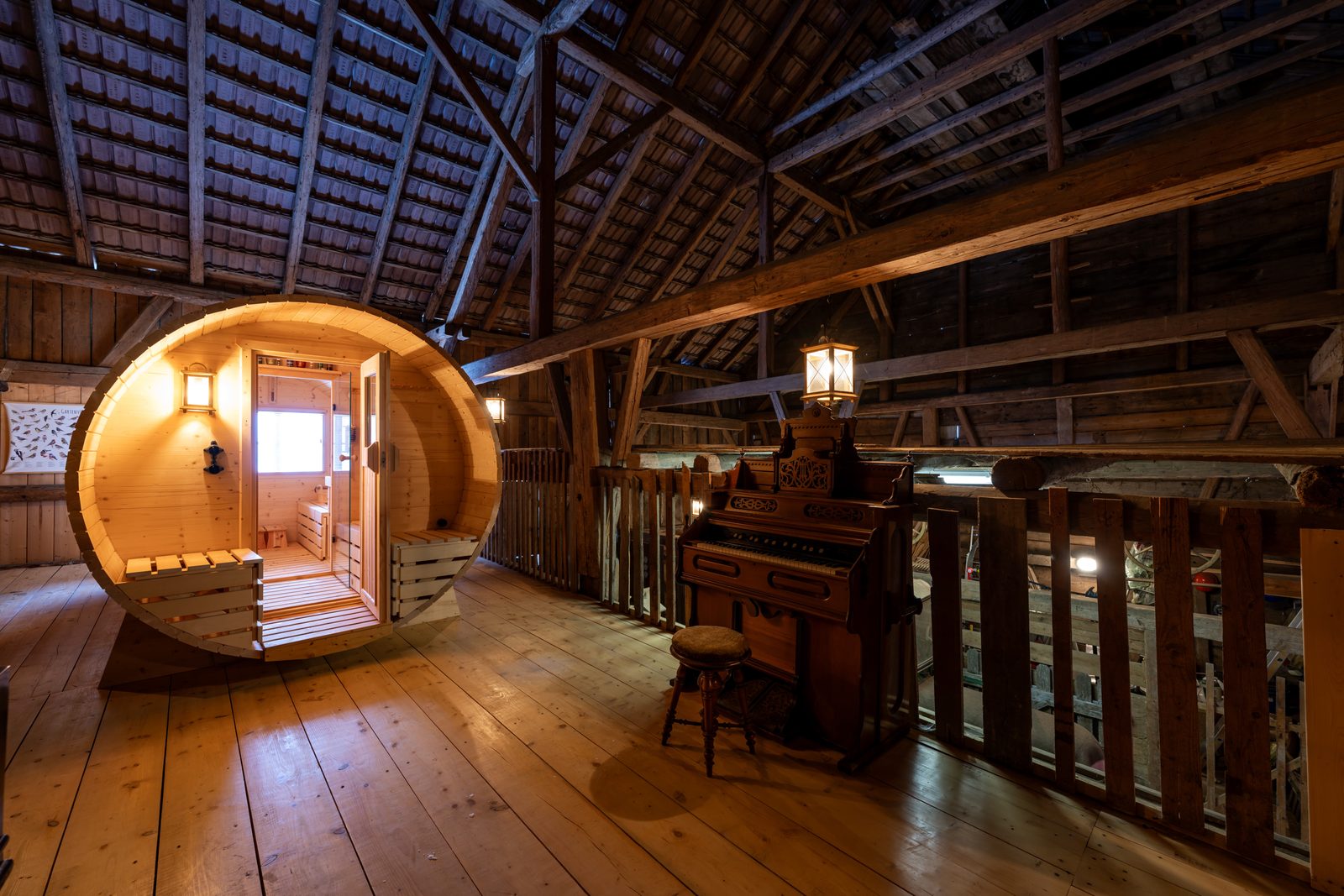Sauna Einblick Mesnerhaus Weitnau